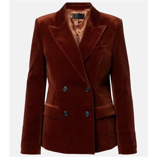 Nili Lotan blazer doppiopetto veda in velluto