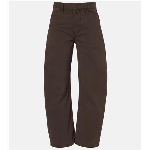 Nili Lotan jeans barrel tribeca a vita media