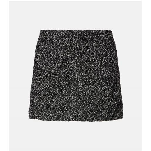Sportmax minigonna anemone in tweed