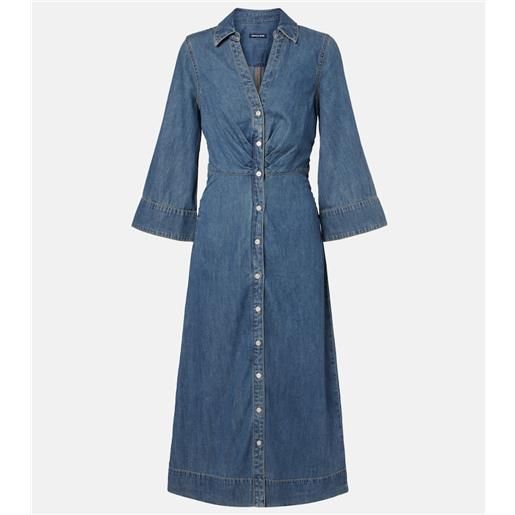 Veronica Beard abito chemisier di jeans haydon