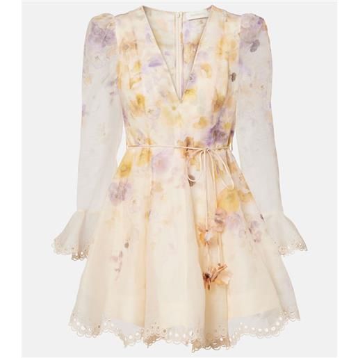 Zimmermann miniabito memento in lino e seta