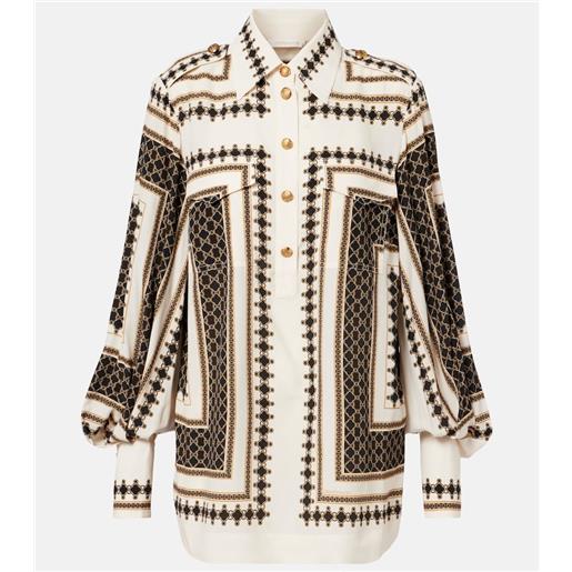 Zimmermann blusa con stampa