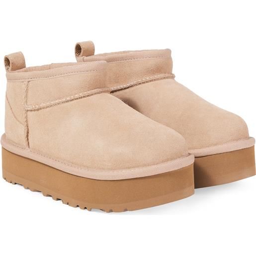 UGG Kids stivali classic ultra mini in suede