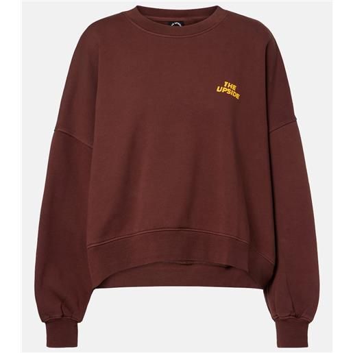 The Upside felpa paloma crew in cotone