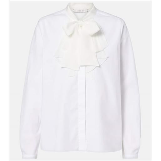 Dorothee Schumacher blusa pure power in popeline di misto cotone
