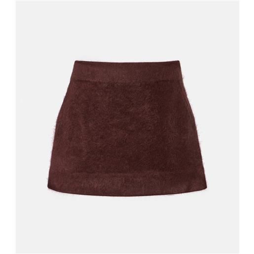 Dorothee Schumacher minigonna fluffy statement in misto lana