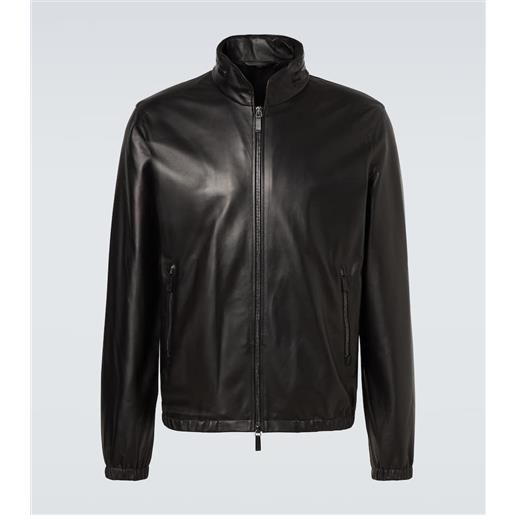 Giorgio Armani giacca in pelle