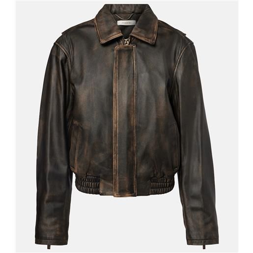 Jacques Wei giacca in pelle