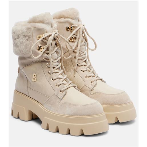 Bogner anfibi sapporo in suede e pelle