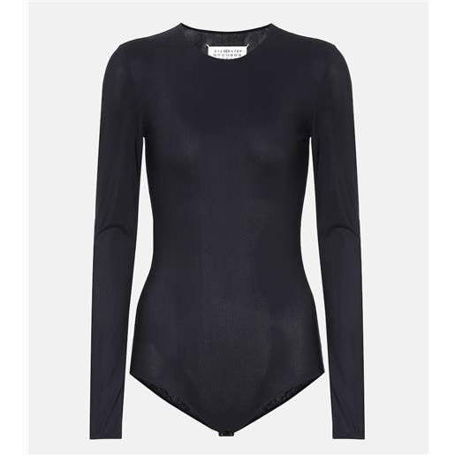 Maison Margiela body in maglia stretch