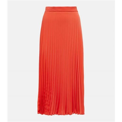 MM6 Maison Margiela gonna midi in crãªpe a pieghe