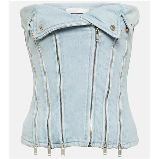 Dion Lee top di jeans