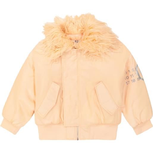 MM6 Maison Margiela Kids bomber in twill imbottito