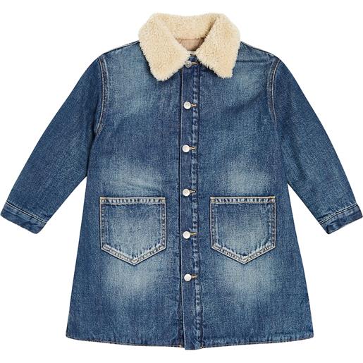 MM6 Maison Margiela Kids cappotto di jeans