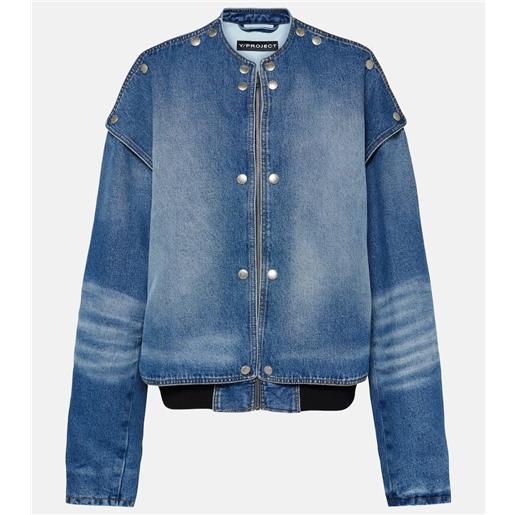 Y/Project bomber snap off di jeans