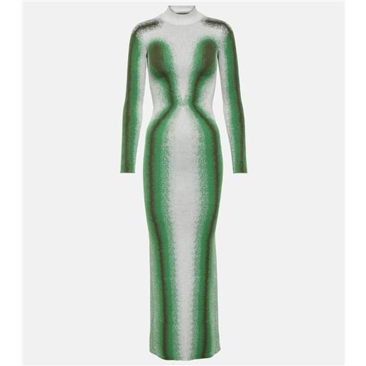 Y/Project abito lungo in maglia con stampa