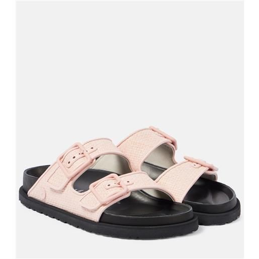 Birkenstock 1774 sandali arizona luxe in rafia