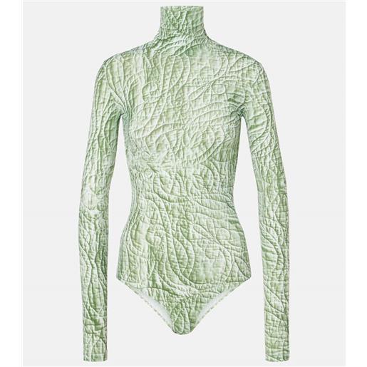 MM6 Maison Margiela body in jersey con stampa