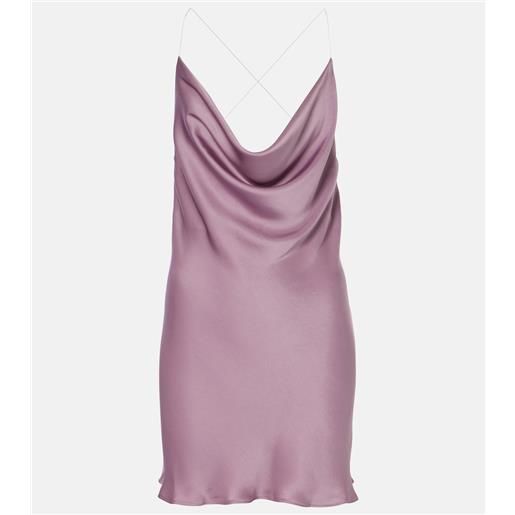 Y/Project abito sottoveste evergreen invisible strap in raso