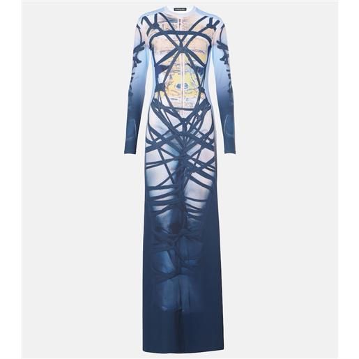 Y/Project abito lungo con stampa