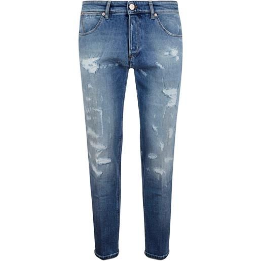 PT Torino jeans con cinque tasche - blu