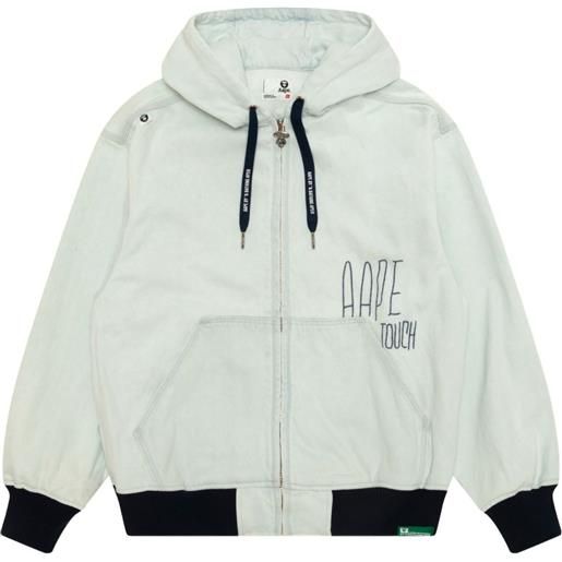 AAPE BY *A BATHING APE® giacca con cappuccio - blu