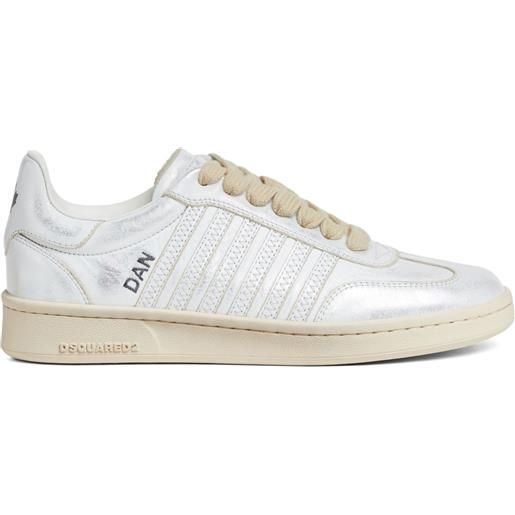 DSQUARED2 sneakers boxer - argento