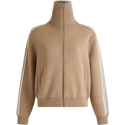 Fusalp cardigan con zip - toni neutri