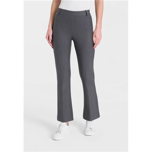 Ragno pantalone donna flare capri trombetta viscosa pesante ragno de72pm