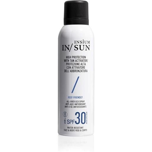 Insium solare con attivatore dell'abbronzatura spf30+ spray 150ml