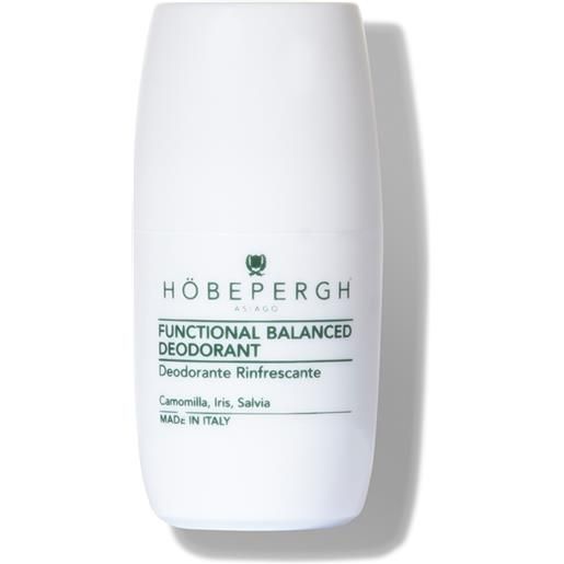 Höbepergh functional balanced deodorant deodorante rinfrescante 50ml