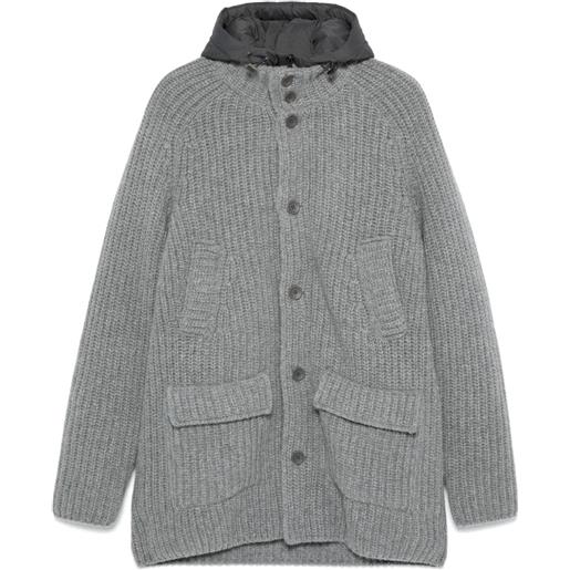 Herno soprabito a doppio strato - grigio