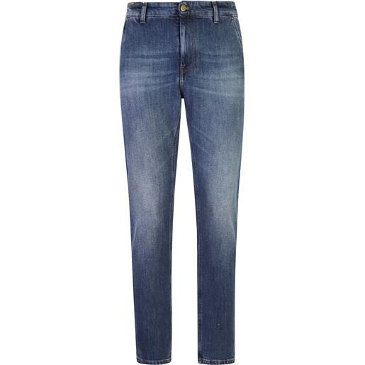 PT Torino jeans slim a vita media - blu