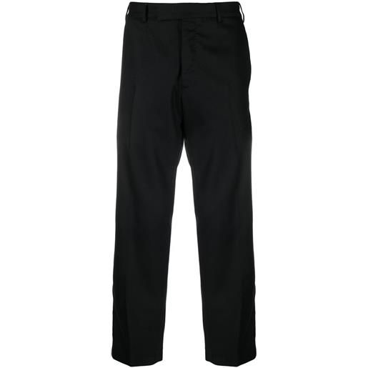 PT Torino pantaloni crop dritti - nero