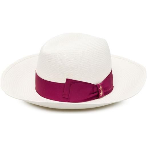 Borsalino fedora con design intrecciato - toni neutri