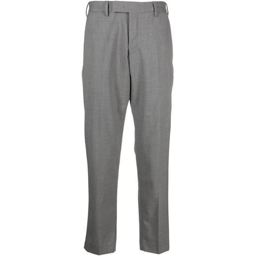 PT Torino pantaloni sartoriali crop - grigio