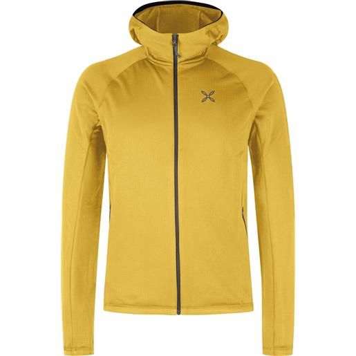 MONTURA fadis grid hooded maglia outdoor unisex