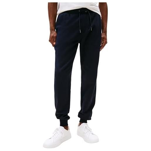 Tommy Hilfiger pantaloni da jogging uomo pantaloni felpati, blu (desert sky), xxl