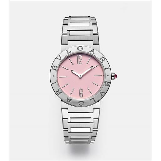 Bvlgari orologio Bvlgari Bvlgari 33mm in acciaio inox con rubellite