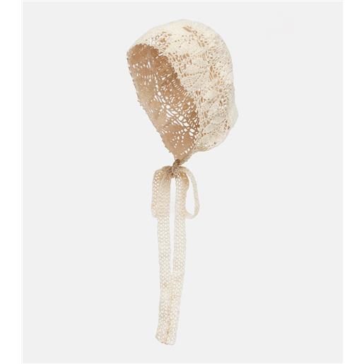 Magda Butrym cappuccio in crochet di cotone