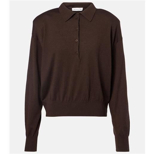 The Frankie Shop polo croydon in misto lana