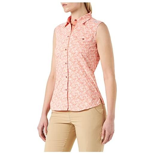 CMP - camicia smanicata elasticizzata da donna, blue-cielo, 40