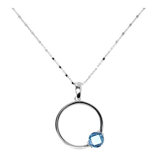 Collana Cha Cha in argento Sterling con pietre multiple da 26,5 Perle Blu Viola Turchese Rosso Verde Nero Argento 925 Gioielli vintage Regalo di compleanno Natale - Italia