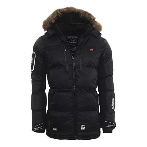 Geographical Norway Giacca Invernale Da Uomo Trapuntata Per Attività All'aria Aperta, Parka Vervieine, Grigio., M - Foto 7