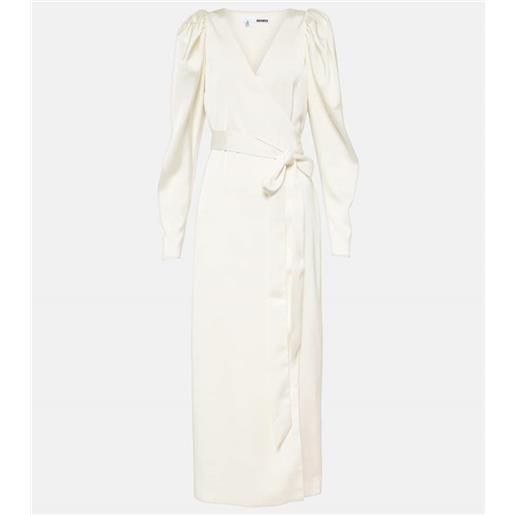 Rotate abito a portafoglio in raso