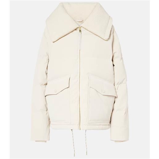 Varley piumino roseville con shearling sintetico