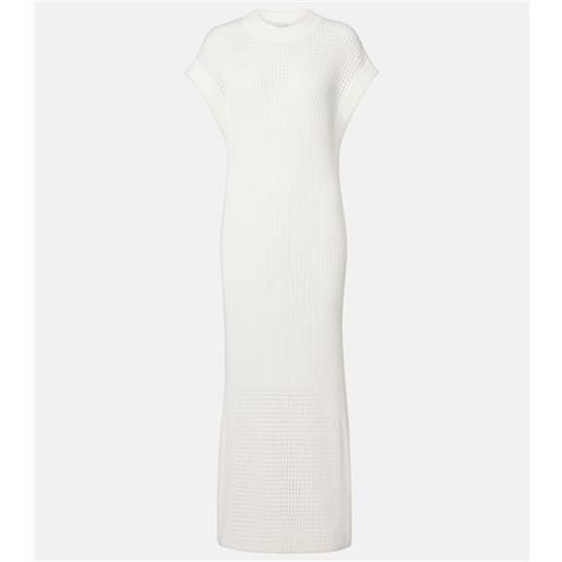 Varley abito lungo cheston in pointelle di cotone