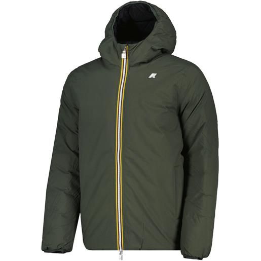 K-WAY piumino con cappuccio jack stretch thermo double