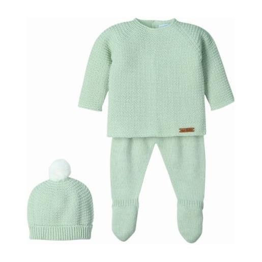 Mac Illusion completo nascita neonato in misto lana - ambrosia