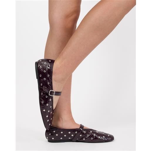 STEVE MADDEN ballerina in vernice con borchie - archer - STEVE MADDEN